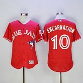 Toronto Blue Jays #10 Edwin Encarnacion Red 2016 Flexbase Collection Canada Day Stitched Jersey,baseball caps,new era cap wholesale,wholesale hats